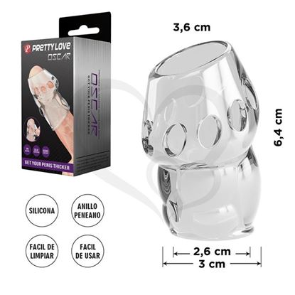 Funda para pene abierta de material TPR